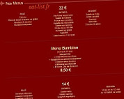 La Toscana menu
