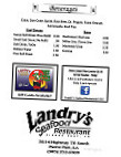 Landry's Seafood House menu