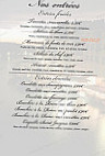 Di Milano menu