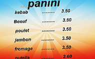La Palmeraie menu