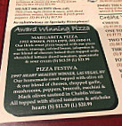 Mary's Pizza Inc. menu