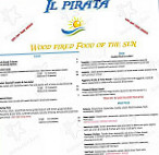 Il Pirata menu