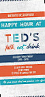 Ted's menu