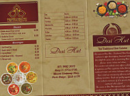 Desi Hut menu