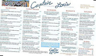 Captain Lou's menu