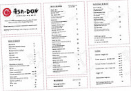 Asa-Don menu