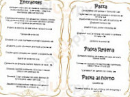 La Trattoria Valencia menu