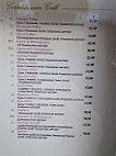 Restaurant Athena menu