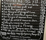 La Mandoline menu