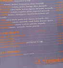 Le Terminus menu