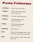 Fiesta Pizza menu
