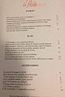 La Petille menu