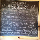 The Horseshoe Grill Menus menu