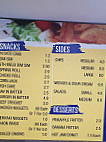 Blue Sea Fish & Chips Take Away menu