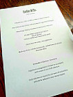 Cutler and Co menu