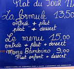 La Brasserie Du Nord menu
