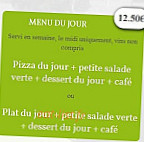 A La Fraich' menu