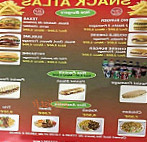 Snack Atlass menu