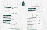 Vizzeto Woodfire menu