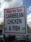 Caribbean Chicken Fish outside