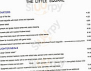 The Little Square menu