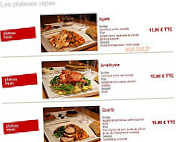 Secrets de Table menu