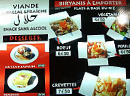 le Shalimar menu