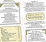 Fischer's menu