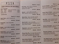 Mister Brightside Woodfired Pizza menu