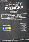 Frenchy Burger menu