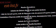 Le Petit Malouin menu
