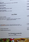 L' Etna menu