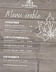 Cafe Bistro Au Coin du Monde menu