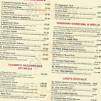 Chambeli menu