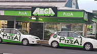 Mega Pizza outside