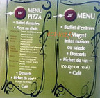 Les Lanciers menu