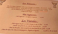Le Cafe Cezanne menu