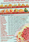 Pastapizz' menu