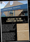 The Homestead Tavern menu