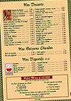La Table Marocaine menu