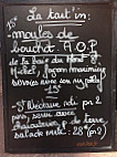 La Tart'in menu