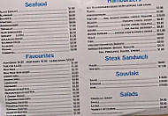 Union Square Fish Chips Shop menu