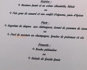 Le Café Du Commerce menu