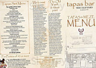 The Old Yard Tapas menu