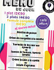 La Kantine Des Copines menu