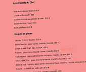 La Caravelle menu