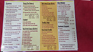 Thai Wharf Restaurant menu