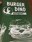 Burger Dino menu
