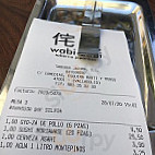 Wabi-sabi Taberna Japonesa menu