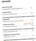L'Orange Verte menu